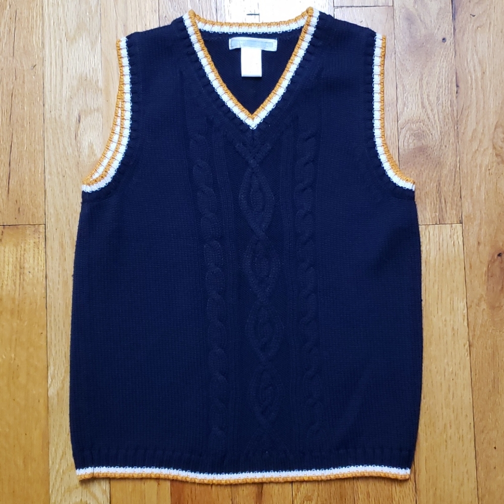 Janie and Jack Boy's Sweater Vest size 5 5T
